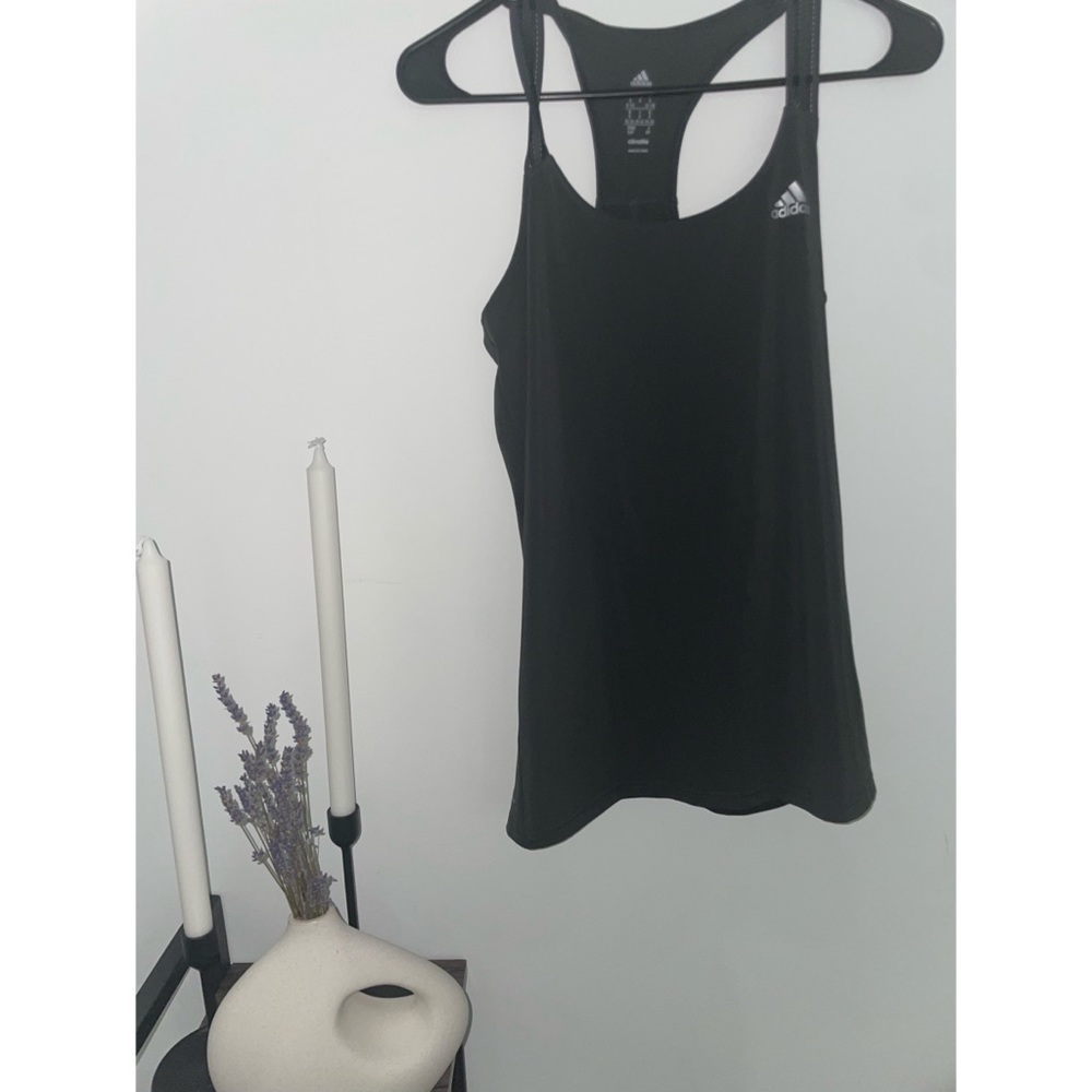 Adidas cross back work out shirt